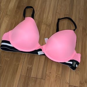 Pink bra